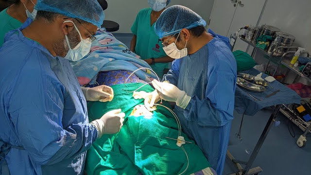 Hybrid interstitial brachytherapy procedure for tongue cancer at Kathmandu Cancer Center